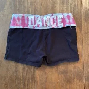 Justice Bottoms Justice Girls Size Black Dance Shorts With
